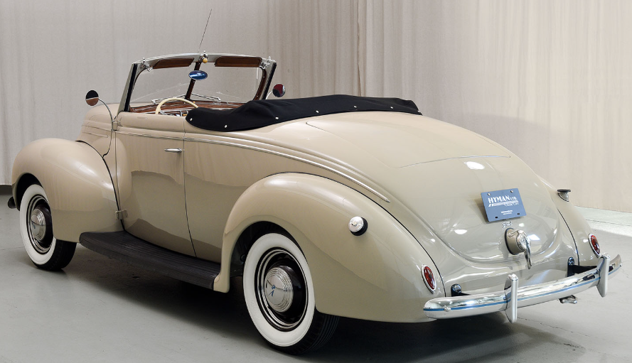 1939 Ford Convertible interior and detail